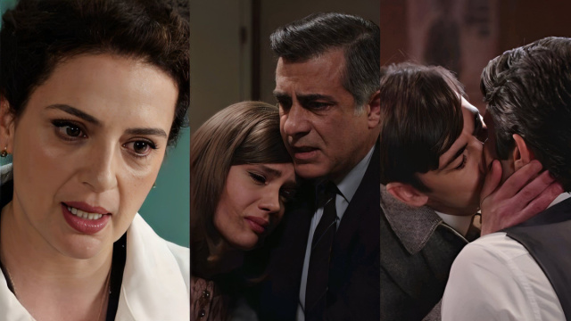 Concetta, Caterina, Fulvio, Mario e Roberto - screenshot © Rai 1