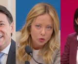 Giuseppe Conte, Giorgia Meloni ed Elly Schlein (&copy; Facebook)