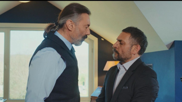 Amzi e Nezir in una scena de La forza di una donna © Mediaset.