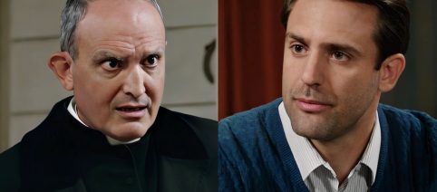 Il Paradiso delle signore, puntata 14/1: don Saverio presenta Piero Moretti a Enrico