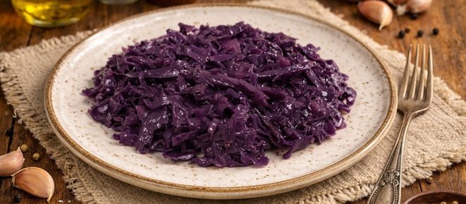 Cavolo viola stufato: un contorno sano e super saporito