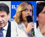 Giuseppe Conte, Elly Schlein e Giorgia Meloni (&copy; Facebook)