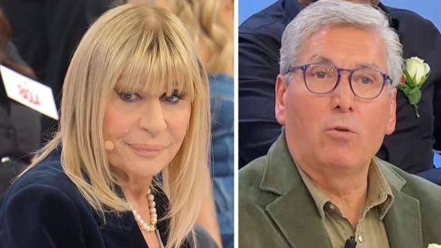Gemma Galgani e Mario Lenti &copy; Canale 5.