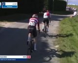 Jonas Vingegaard agli Europei di ciclismo - &copy; Screenshot Eurosport