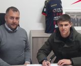 Andrea Santarcangelo (a destra) - &copy; Facebook / AzPicerno