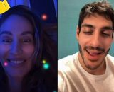 Helena Prestes e Javier Martinez &copy; TikTok.