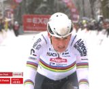Mathieu Van der Poel all'arrivo di Mol - &copy; Screenshot Eurosport