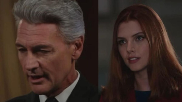 In foto Odile e Umberto ne Il Paradiso delle signore © Rai