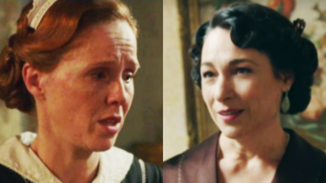 Pia e Leocadia in scena © La Promessa