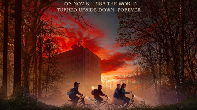 La locandina di Stranger Things.