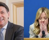 Giuseppe Conte e Giorgia Meloni (&copy; Facebook)