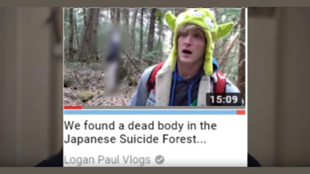 Celebrity YouTuber causes outrage over video of body in Japan's 'Suicide Forest'