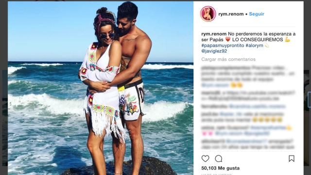 Rym Renom confirma haber sufrido un aborto y haber perdido a los gemelos que esperaba