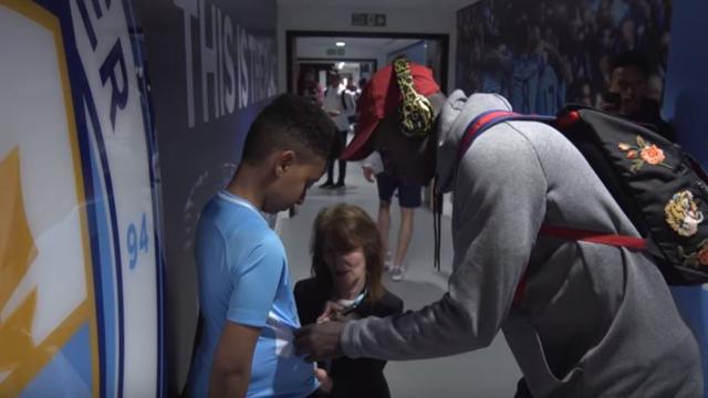 Yaya Touré played in his last home game for Manchester City