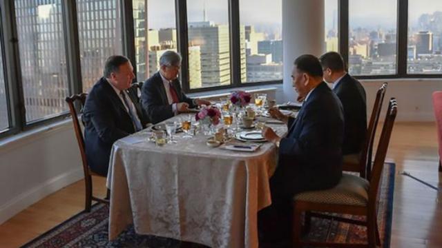 Key North Korea official meets Pompeo in New York
