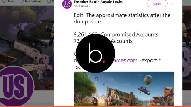 fortnite data miner reveals massive information dump of epic games accounts - 9 million fortnite accounts hacked
