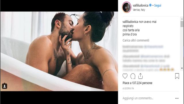 Bufera su Ludovica Valli, pubblica su IG un video bollente con il fidanzato