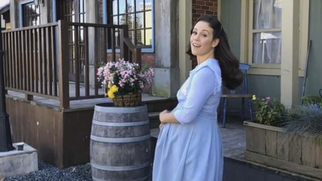 Erin Krakow of When Calls The Heart show's off Elizabeth's baby bump