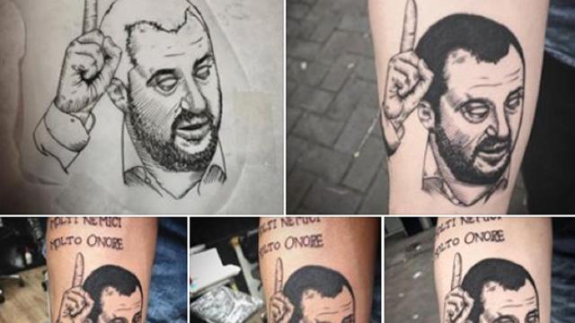 Tatuaggi, a Londra per avere quello con la faccia di Salvini