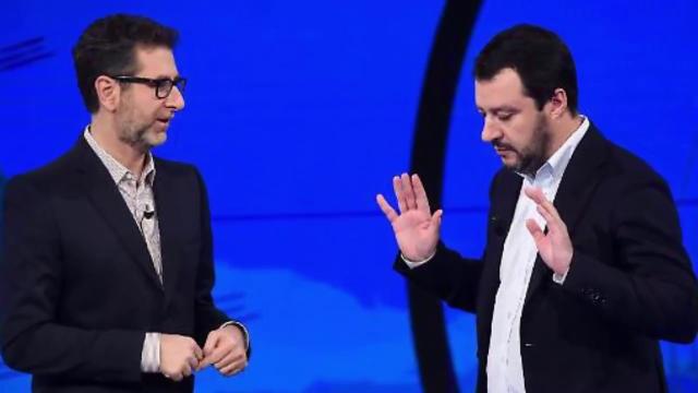 Salvini critica i comportamenti di Fabio Fazio 