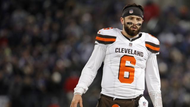Baker Mayfield joins Patriots Kentucky Derby party with Tom Brady