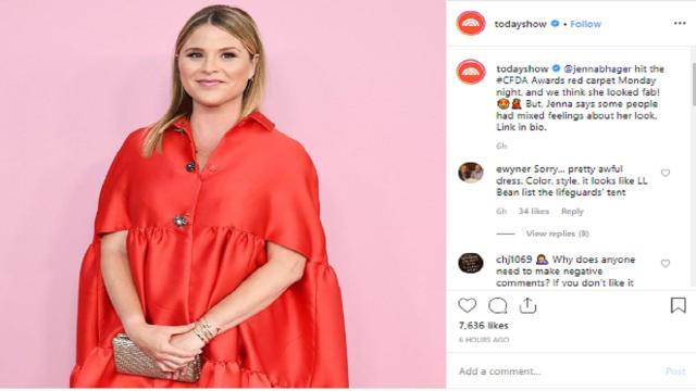 Jenna Bush Hager laughs off rude comments about her apparel