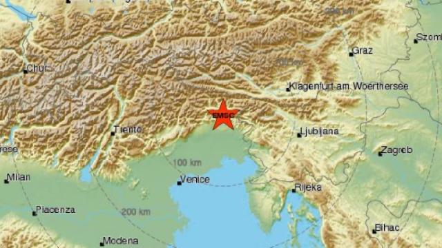 Terremoto in Friuli venezia Giulia con epicentro a Verzegnis 