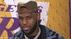 LeBron James shows off new headband, poses in number 6 Lakers jersey