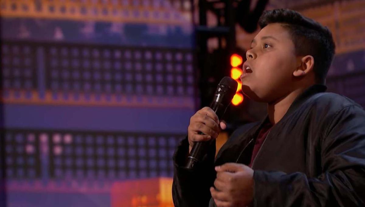 America's Got Talent:' 12-year-old Luke Islam gets the Golden Buzzer from Julianne Hough