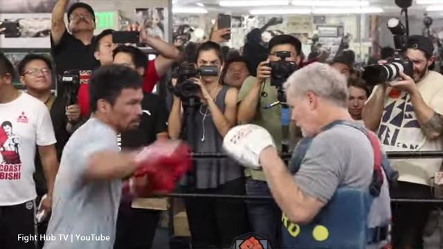 Manny Pacquiao vs Keith Thurman, Manny slows down his training