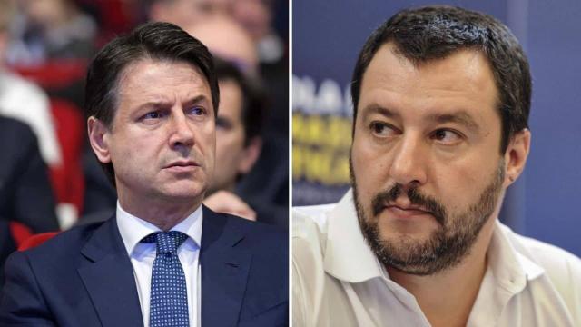 Matteo Salvini definisce il premier Conte il 