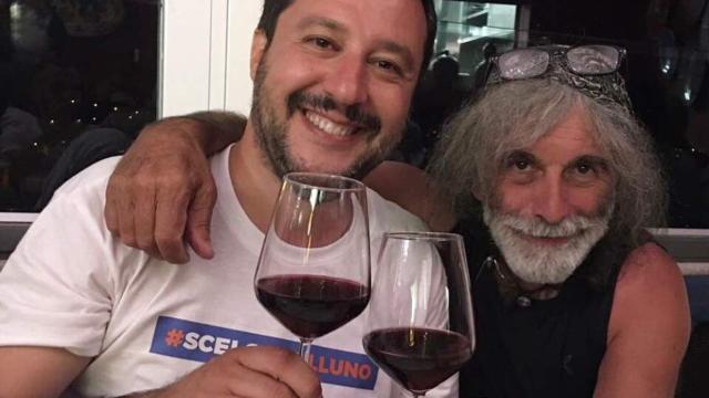 Mauro Corona elogia l'operato di Matteo Salvini