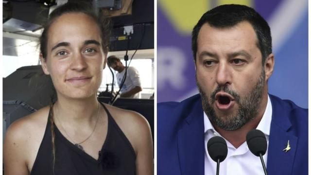 Piazzapulita, Carola Rackete decide di non rispondere alle domande su Matteo Salvini