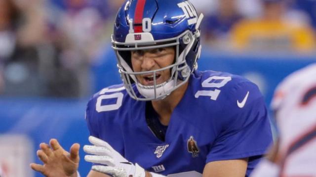 Eli Manning reacts to his first day as Giants backup