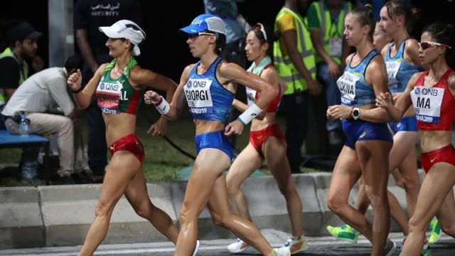 Mondiali Atletica 29 Settembre Bronzo Giorgi Nella Marcia 50 Km Finale Dei 100 Donne