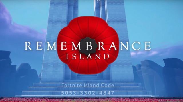 'Fortnite' partners with Veterans to create 'Remembrance Island'