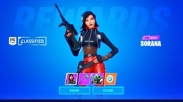 Sorana Skin Fortnite Styles Fortnite Unlock New Pickaxe Back Bling And Styles For Sorana Outfit By Completing Challenges