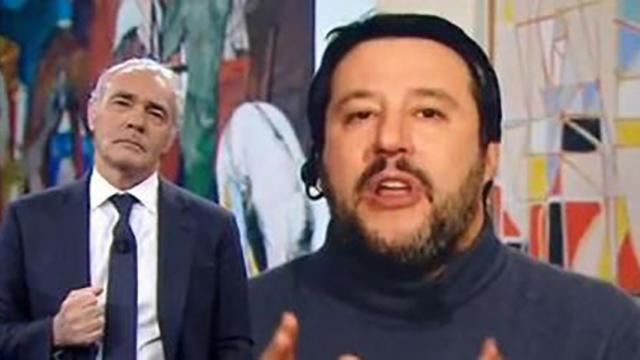 Non è l'Arena: Salvini replica alle sardine: 'Cercano razzisti dove non ci sono razzisti'