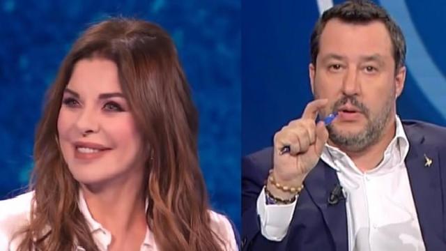 Il duello tra Alba Parietti e Matteo Salvini prosegue a distanza