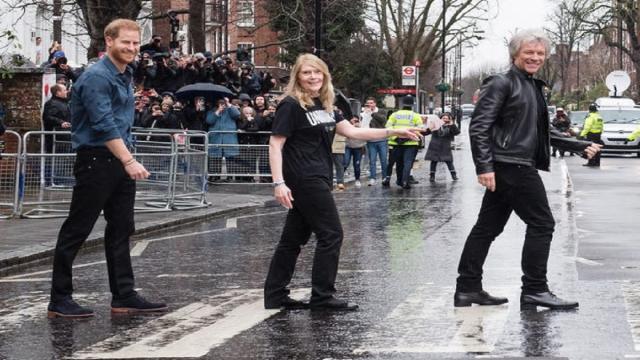 Prince Harry joins Bon Jovi to record Invictus Games anthem