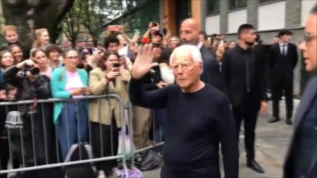 Milano Fashion Week, chiusura con la sfilata di Giorgio Armani