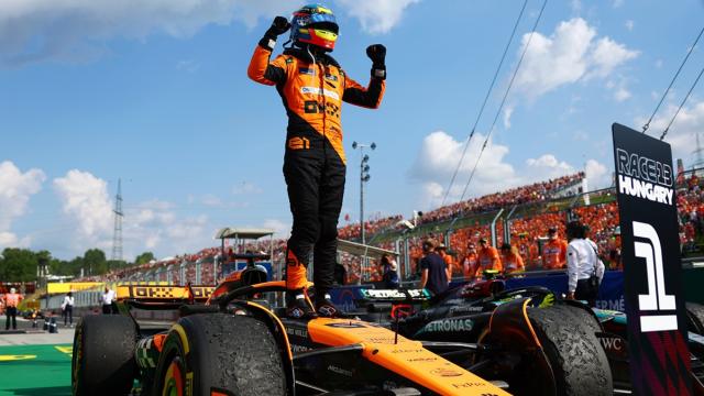 Gp Ungheria: doppietta McLaren con la prima vittoria di Piastri, Verstappen 5° e furioso
