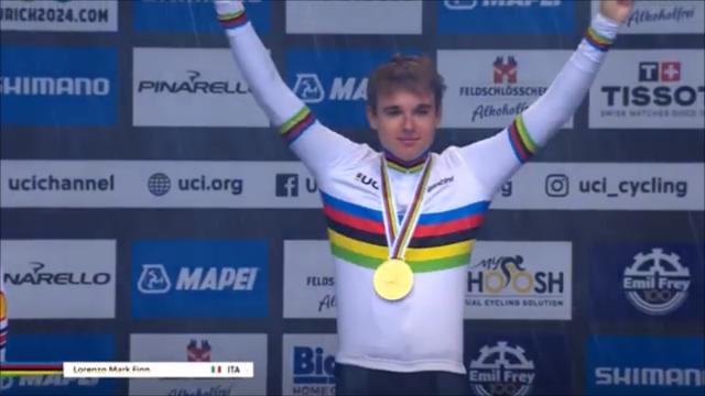 Mondiali di ciclismo, Lorenzo Mark Finn: trionfo azzurro nella prova juniores in linea