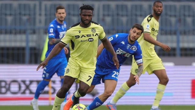 Empoli-Udinese, i precedenti: al Castellani sei vittorie toscane e cinque dei friulani