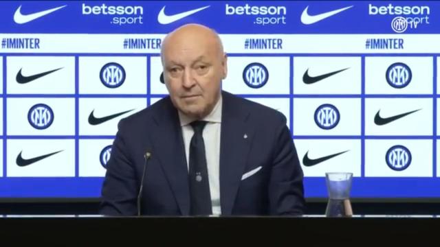 Inter, Marotta: 'Credo che una delle favorite per lo scudetto sia l'Atalanta'