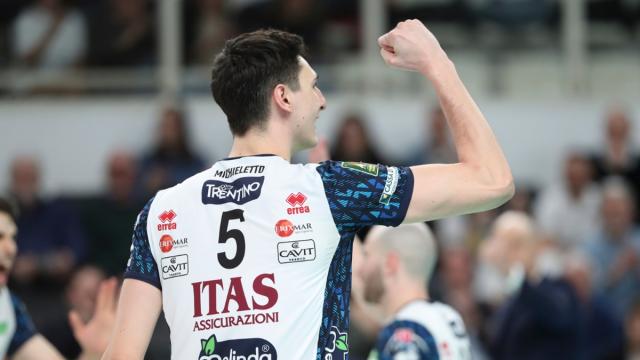Volley maschile, Michieletto superstar: Trento vince gara 1 della finale scudetto