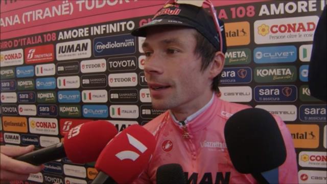 Giro: Tarling vince contro il tempo a Tirana, Roglic nuovo leader