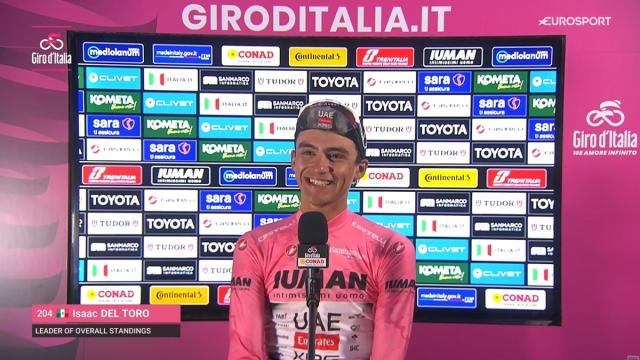 Giro d'Italia: Del Toro pronto a sfidare Roglic anche a cronometro