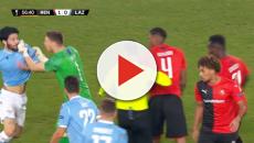 Rennes-Lazio: momento di tensione sull'1-0