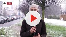 Nevica a Milano dalle prime ore del giorno